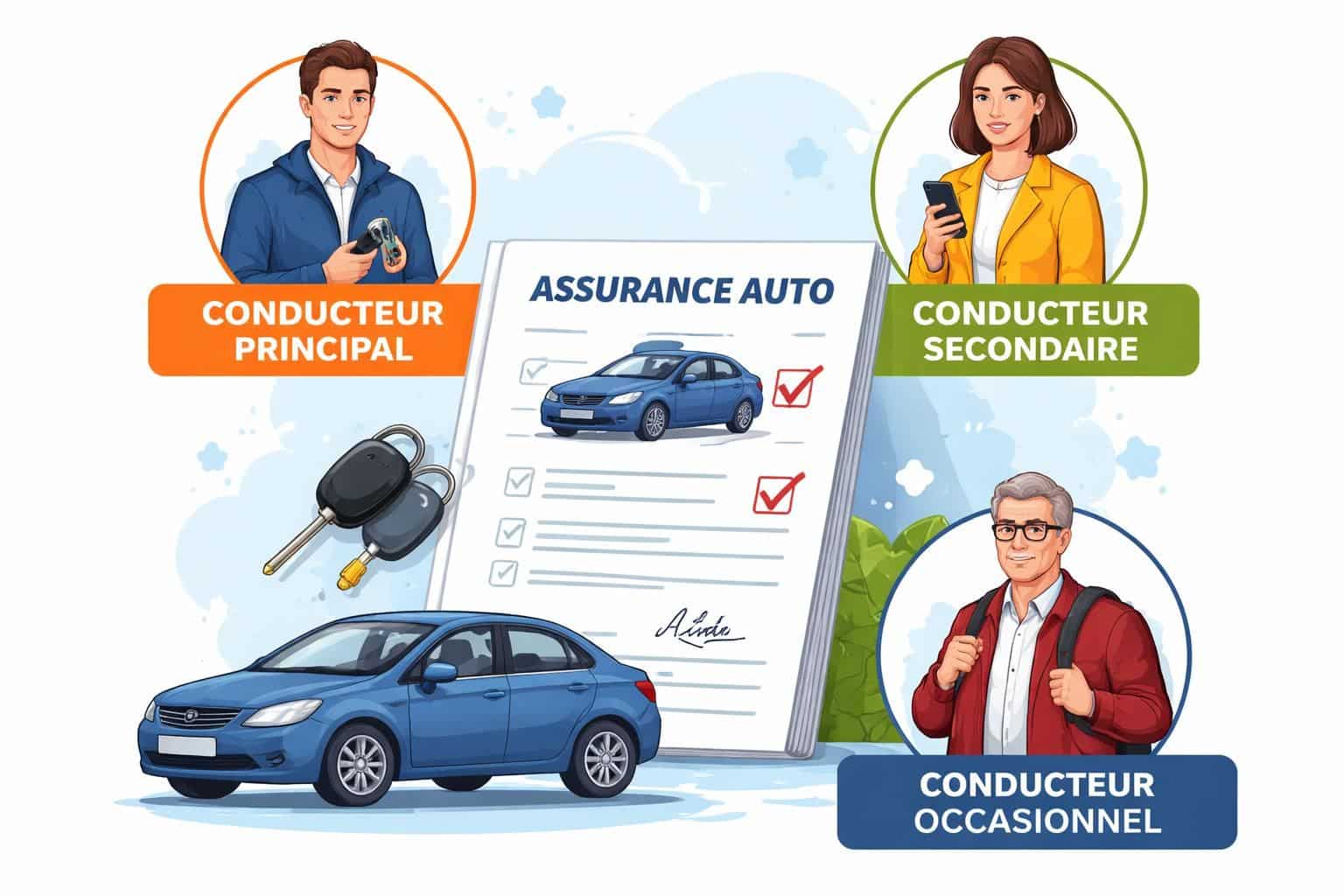 découvrez notre assurance auto spécialement conçue pour les conducteurs secondaires occasionnels, offrant une protection adaptée à vos besoins et une tranquillité d'esprit optimale.