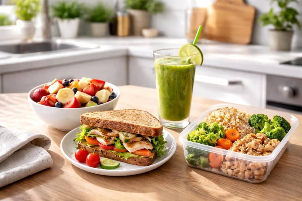 Alimentation simple quand on manque de temps