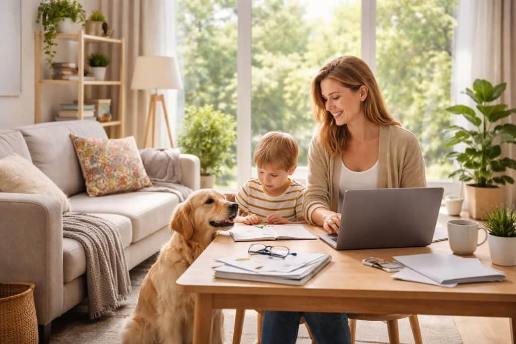 Équilibre travail vie personnelle quand on travaille chez soi