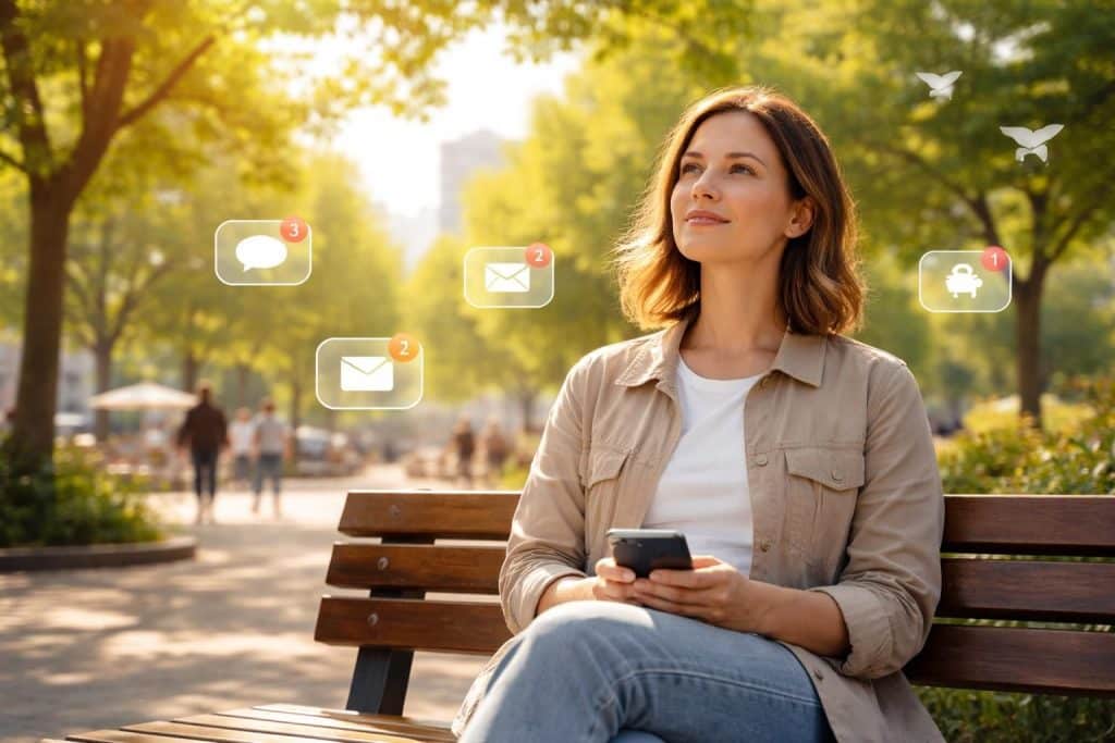 Gérer les notifications sans se couper du monde