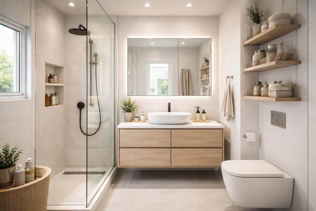 Optimiser une salle de bain sans agrandissement