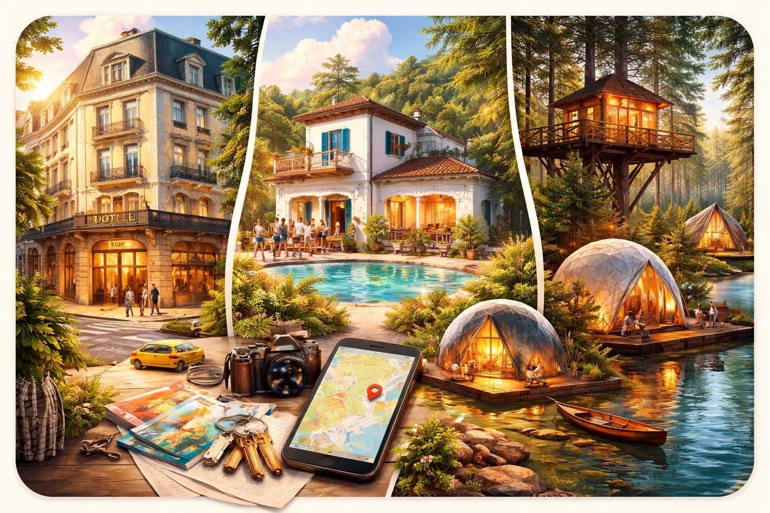découvrez comment choisir l'hébergement idéal adapté à votre rythme de voyage pour un séjour confortable et personnalisé.