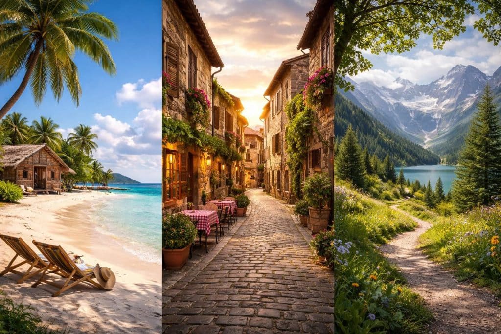 Destinations adaptées aux séjours improvisés